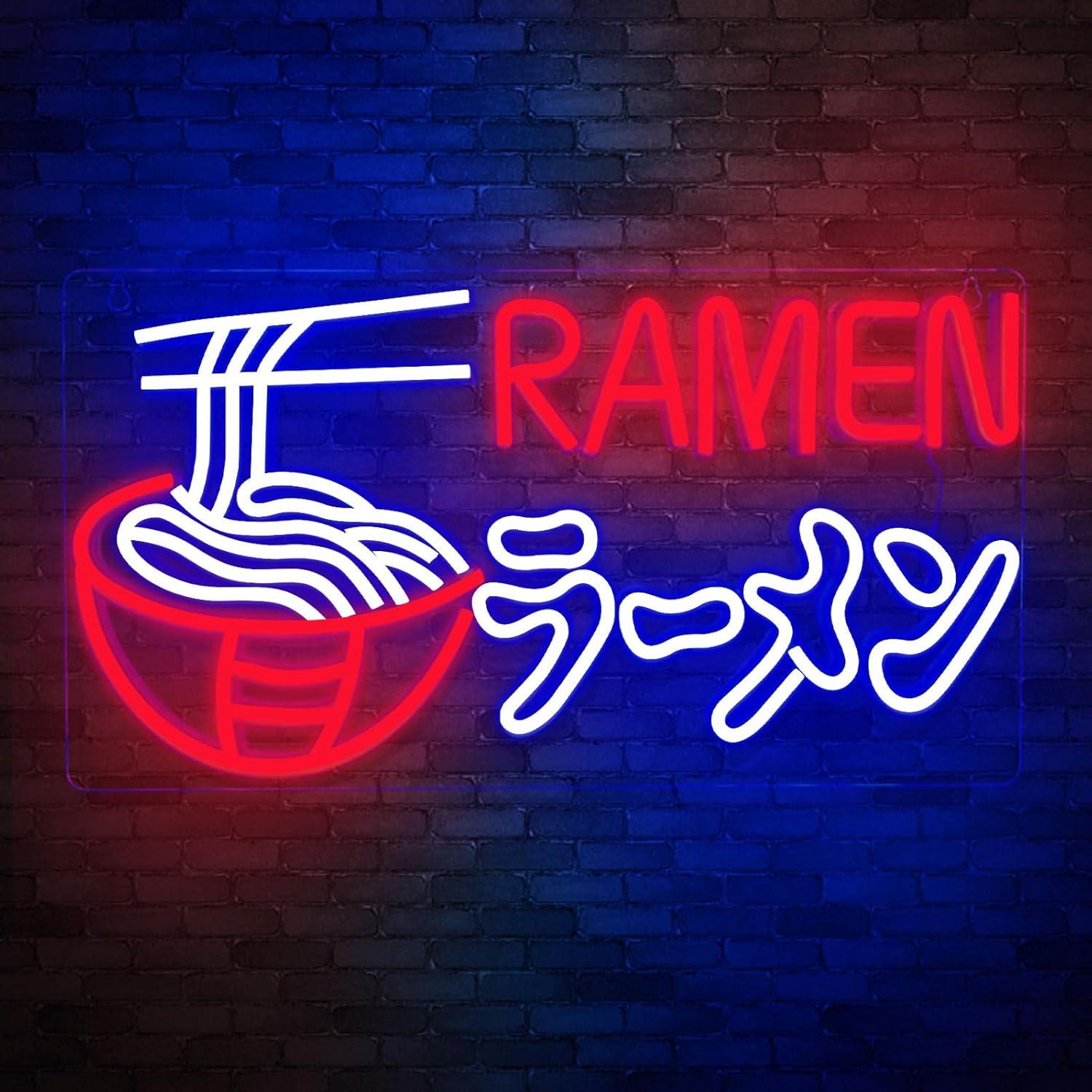 Ramen Neon Sign Japanese Noodl - Commercial Kitchen Store avaliação e preço