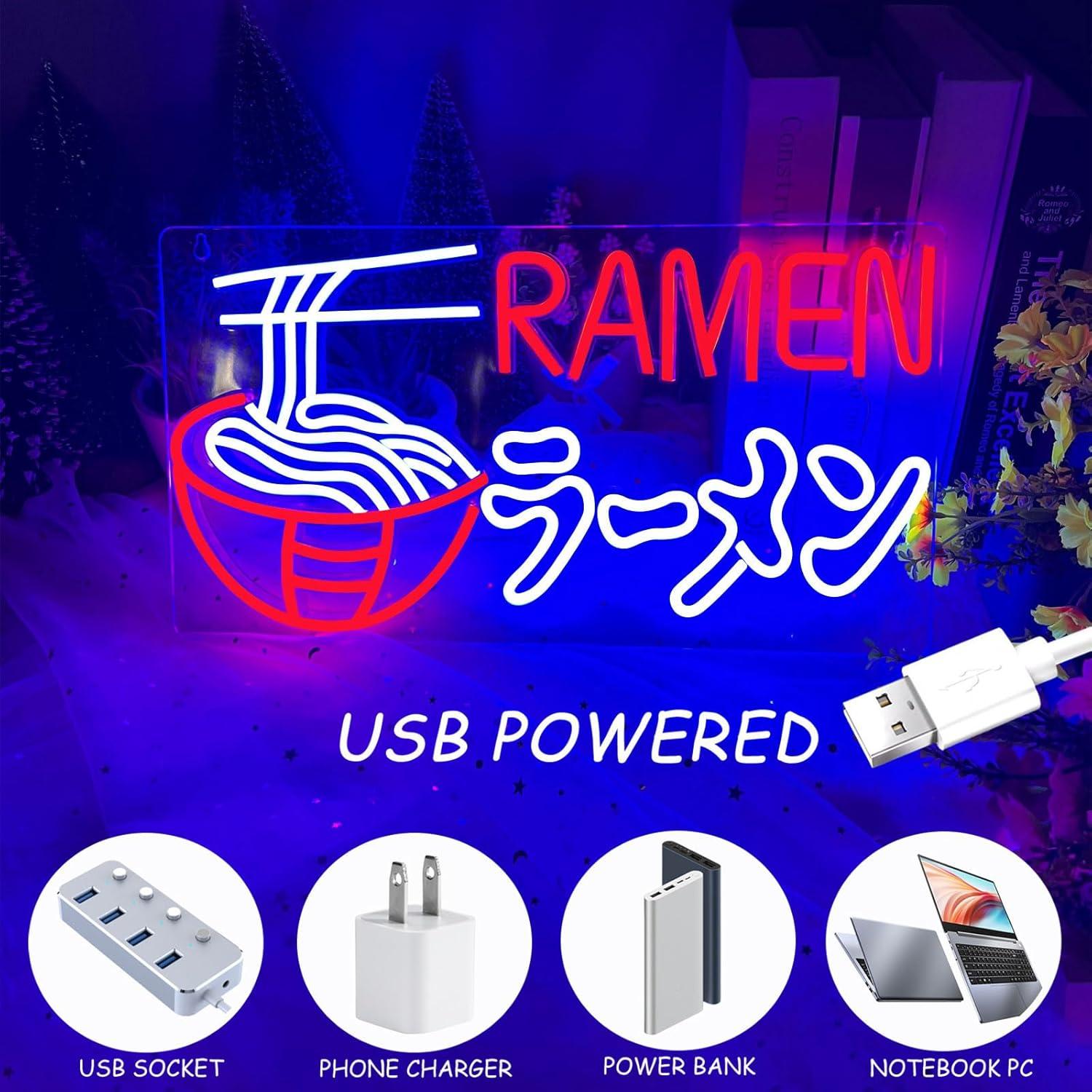 Ramen Neon Sign Japanese Noodl - Commercial Kitchen Store avaliação e preço