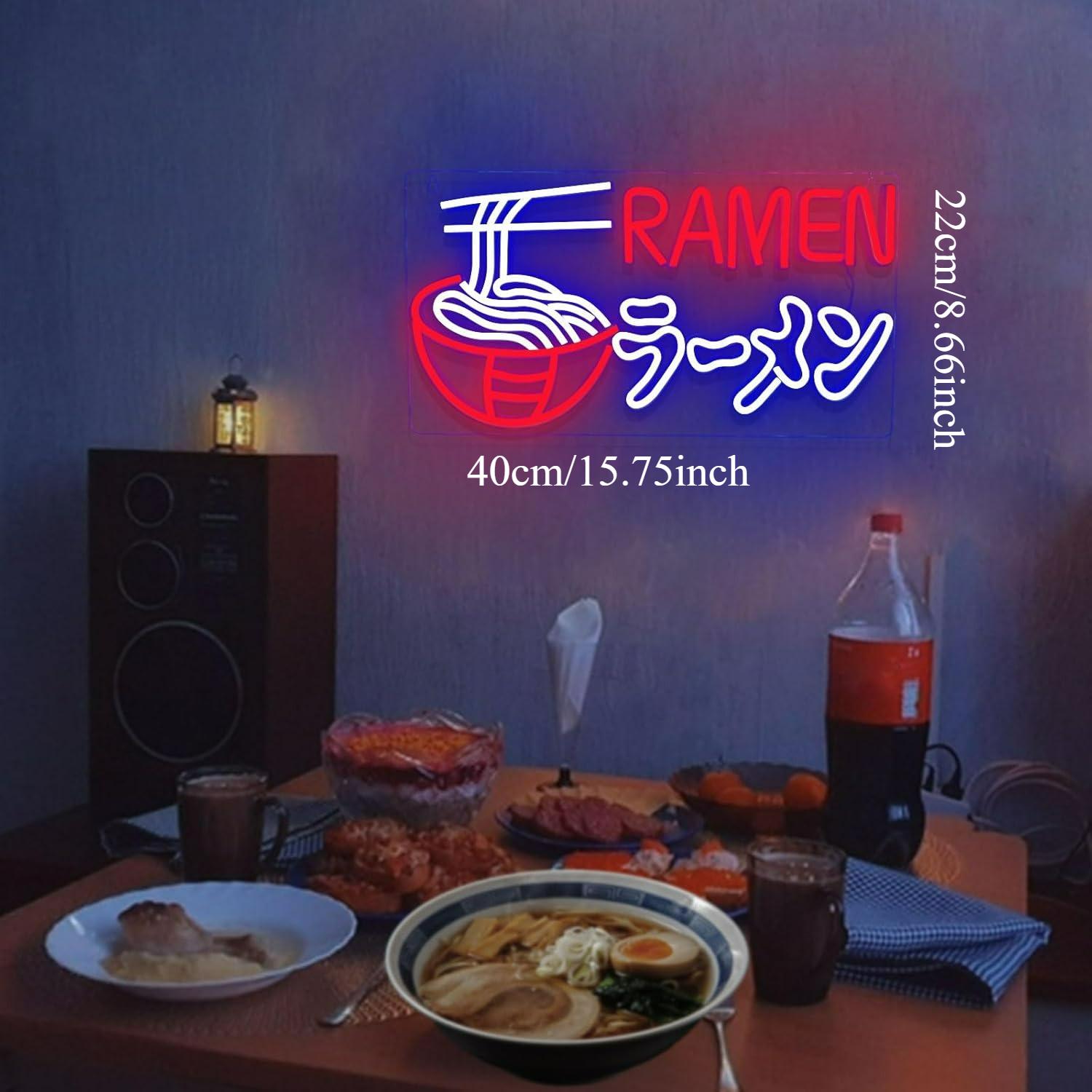 Ramen Neon Sign Japanese Noodl - Commercial Kitchen Store avaliação e preço